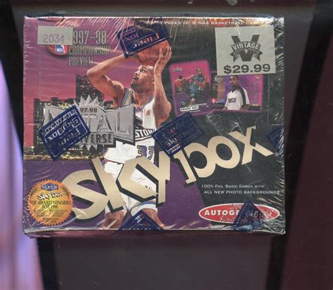 1997-98 skybox metal universe basketball boxes|97 98 metal universe basketball cards.